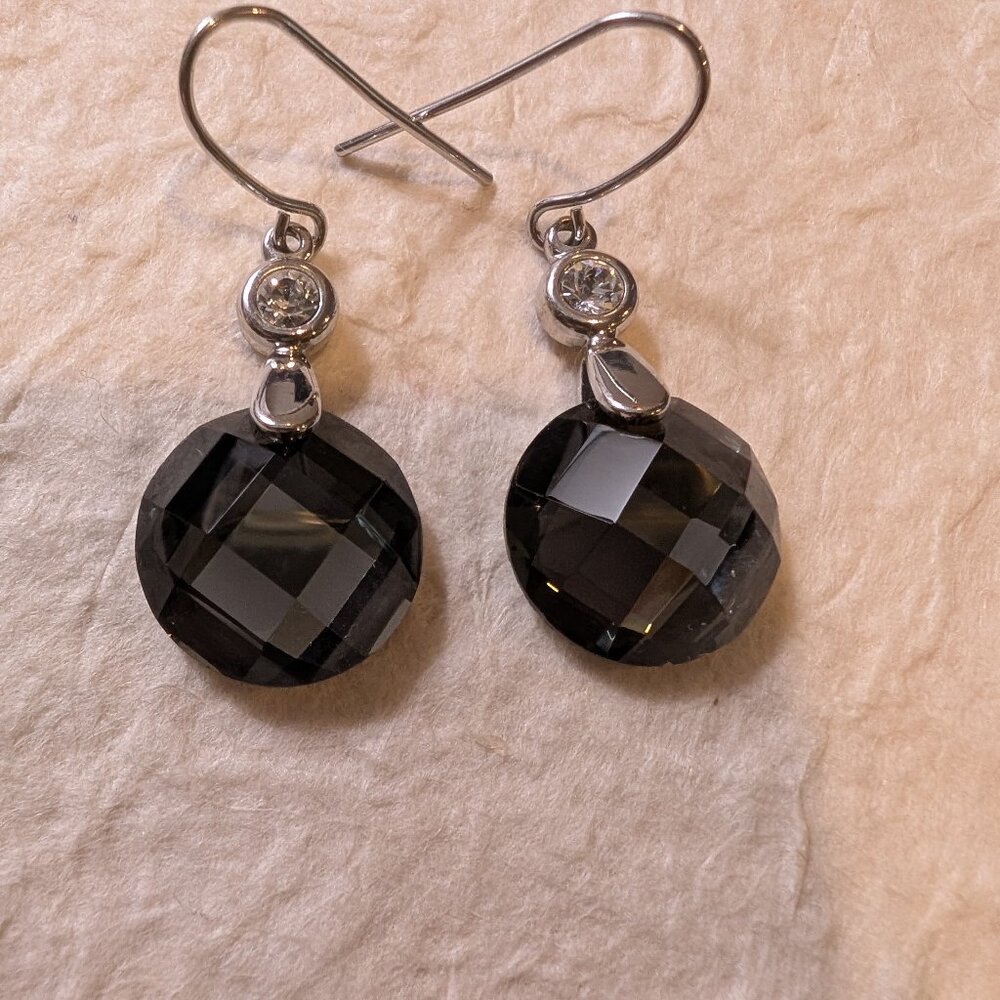 Hematite stone, earrings